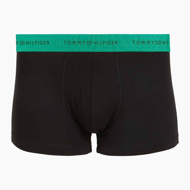Boxer da uomo Tommy Hilfiger Trunk Metallic gold/burgundy/green 3