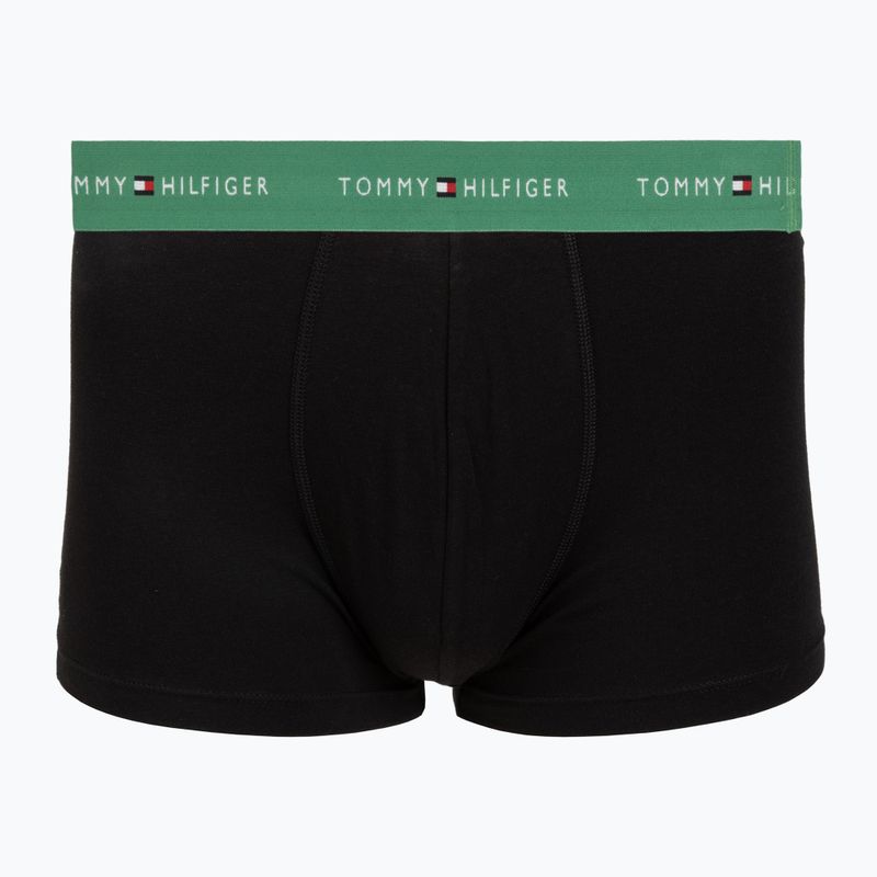 Boxer da uomo Tommy Hilfiger Trunk WB 5 pack black/fr red/bon pk/als green/no blue 5