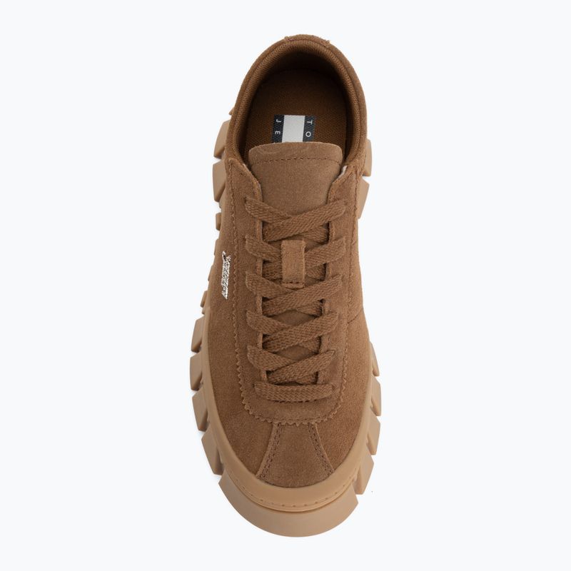 Scarpe da donna Tommy Jeans Platform Sneaker Suede warm khaki 5