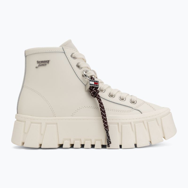 Scarpe da donna Tommy Jeans Platform Sneaker Leather MC ecru 2