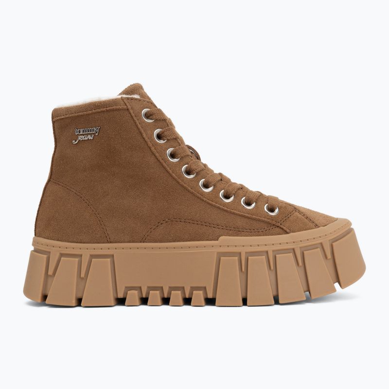 Scarpe da donna Tommy Jeans Platform Sneaker MC WL dark camel 2