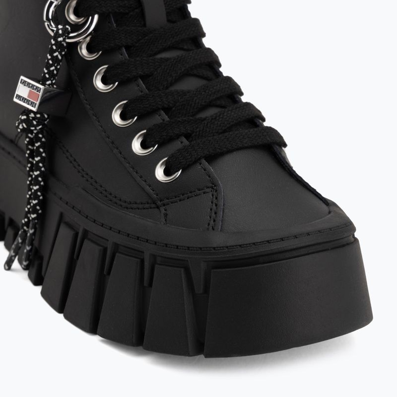 Scarpe da donna Tommy Jeans Platform Sneaker Leather Mc black 7