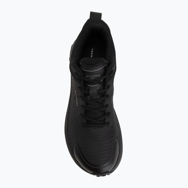 Scarpe da uomo Tommy Hilfiger The Canyon X Knit triple black 5