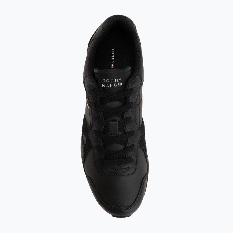 Scarpe da uomo Tommy Hilfiger Core Leather black 5