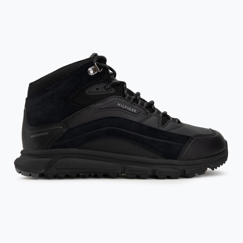 Scarpe da uomo Tommy Hilfiger Mix Chuk Waterproof triple black 2