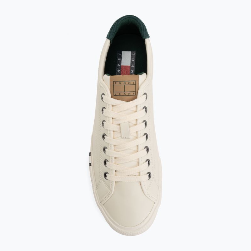 Scarpe da uomo Tommy Hilfiger Archive Y2K Cleat Leather ivory petal/velvet green 5