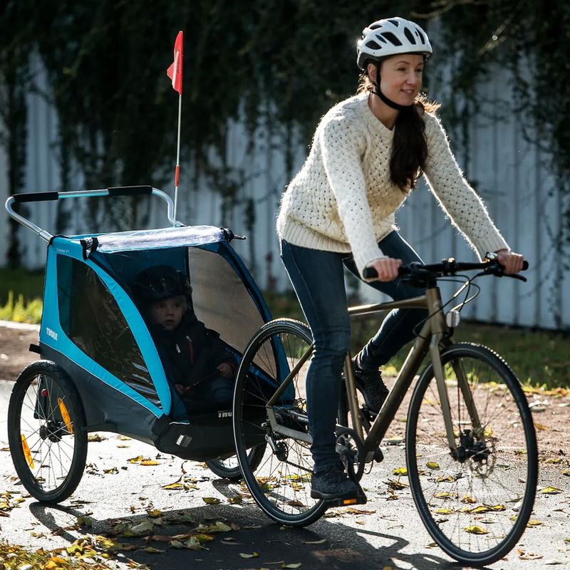 Thule Coaster XT Rimorchio per bici+passeggino blu 10101806 8