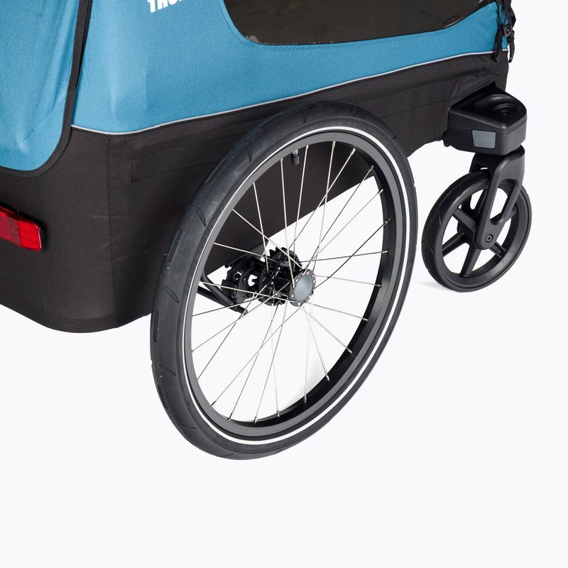 Thule Courier rimorchio per biciclette per due persone blu 10102001 6