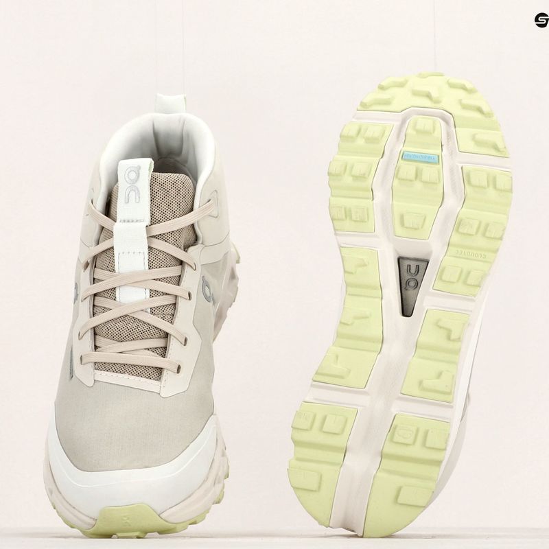 Scarpe da trekking da donna On Running Cloudroam Waterproof ice/limelight 15