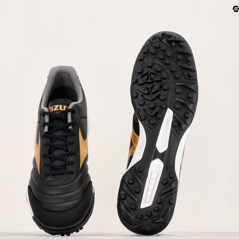 Scarpe da calcio Mizuno Morelia Sala Classic TF uomo nero/oro/ombra scura 9