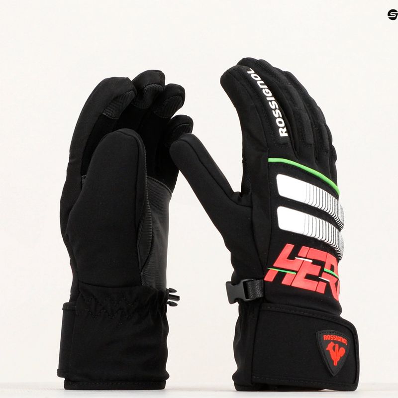 Rossignol Jr Hero Impr G guanto da sci per bambini nero 3