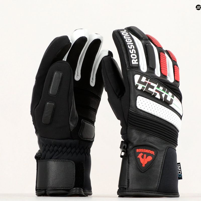 Rossignol Hero Expert Lth Impr G guanto da sci da uomo nero 3