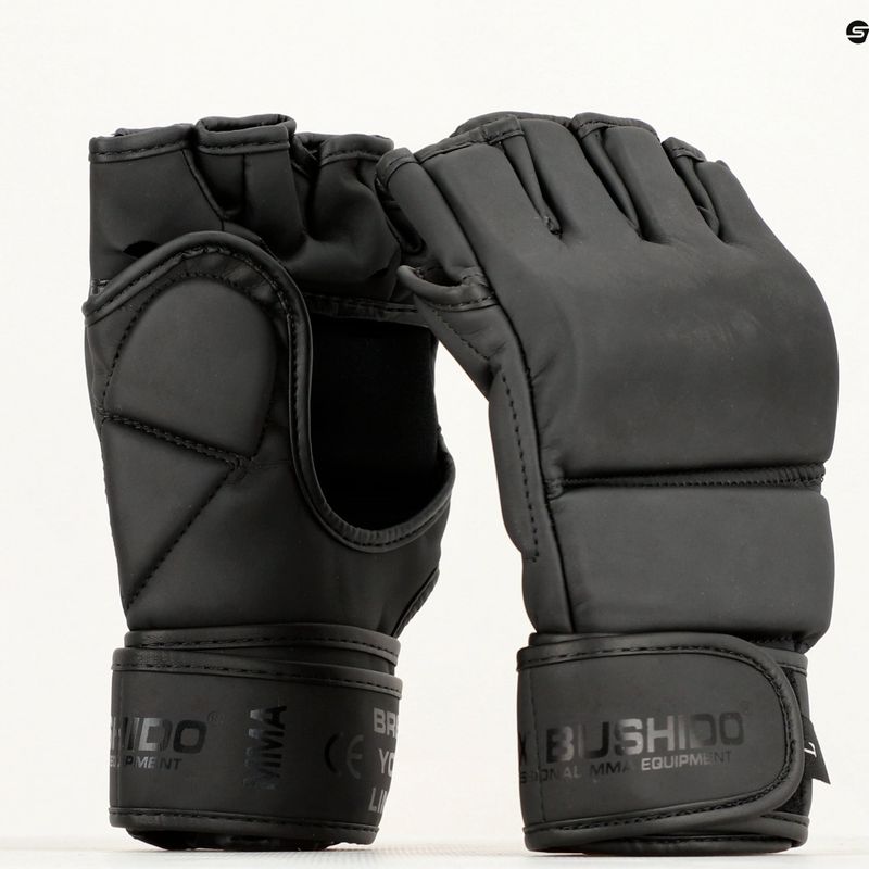 DBX BUSHIDO Guanti da grappling MMA neri 23