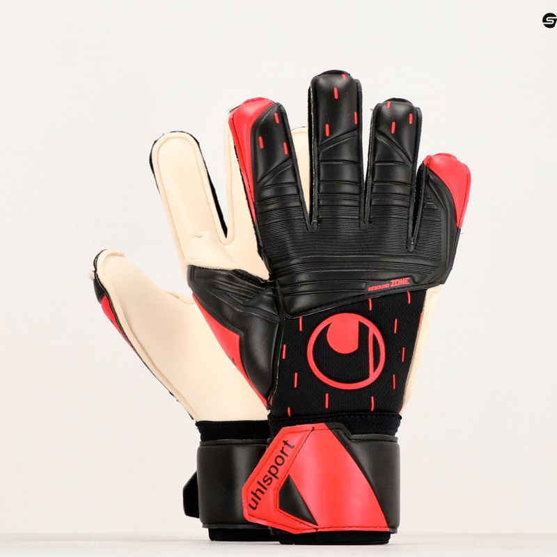 Guanti da portiere per bambini uhlsport Classic Absolutgrip nero/rosso/bianco 4