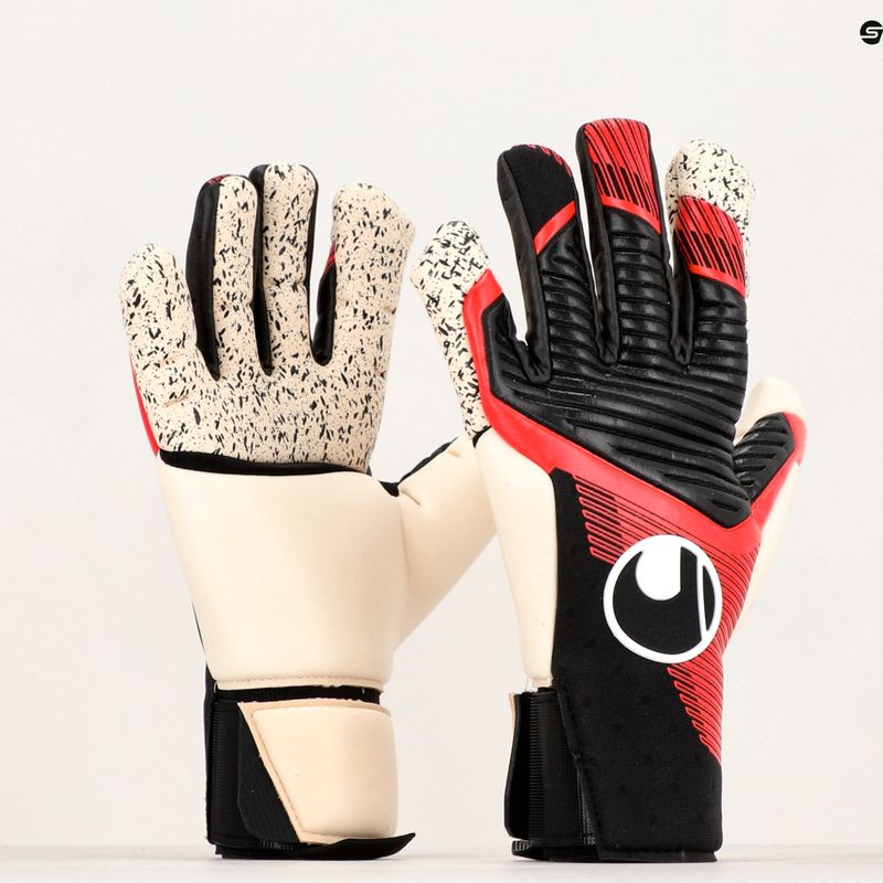 Uhlsport Powerline Supergrip+ Flex guanti da portiere nero/rosso/bianco 4