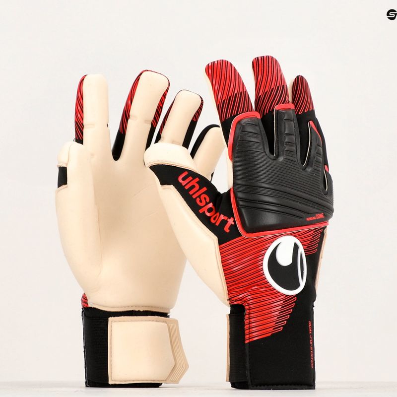 Uhlsport Powerline Absolutgrip guanti da portiere per bambini nero/rosso/bianco 4