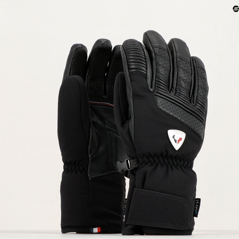 Rossignol Concept Lth Impr G guanto da sci da uomo nero 8