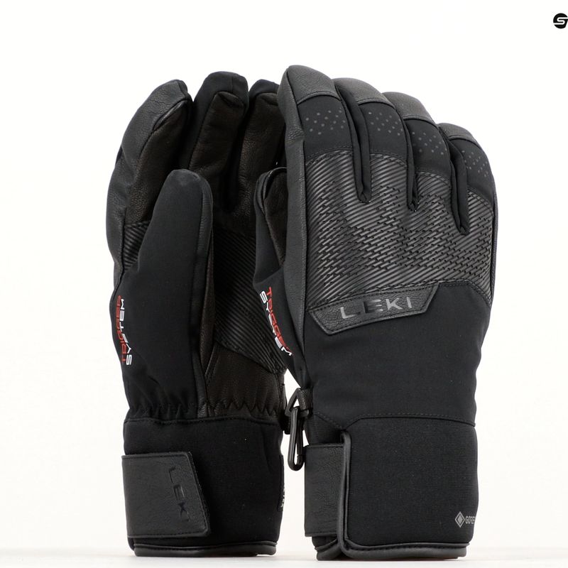 Guanti da sci da uomo LEKI Performance 3D GTX nero 8
