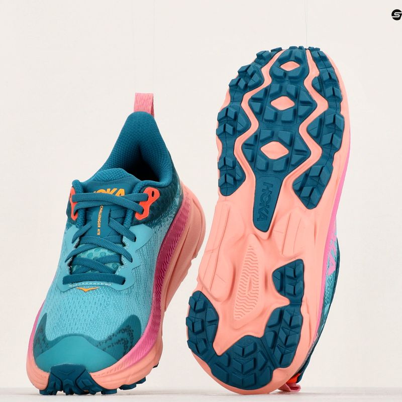 Scarpe da corsa da donna HOKA Challenger ATR 7 GTX ocean mist/deep lagoon 10