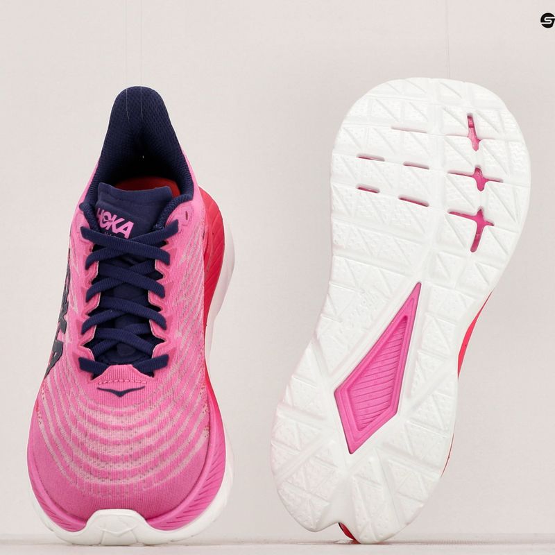 Scarpe da corsa da donna HOKA Mach 5 lampone/fragola 10