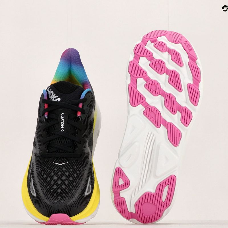 Scarpe da corsa da uomo HOKA Clifton 9 nero/all aboard 9