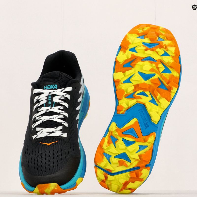Scarpe da corsa da uomo HOKA Torrent 3 nero/blu diva 9