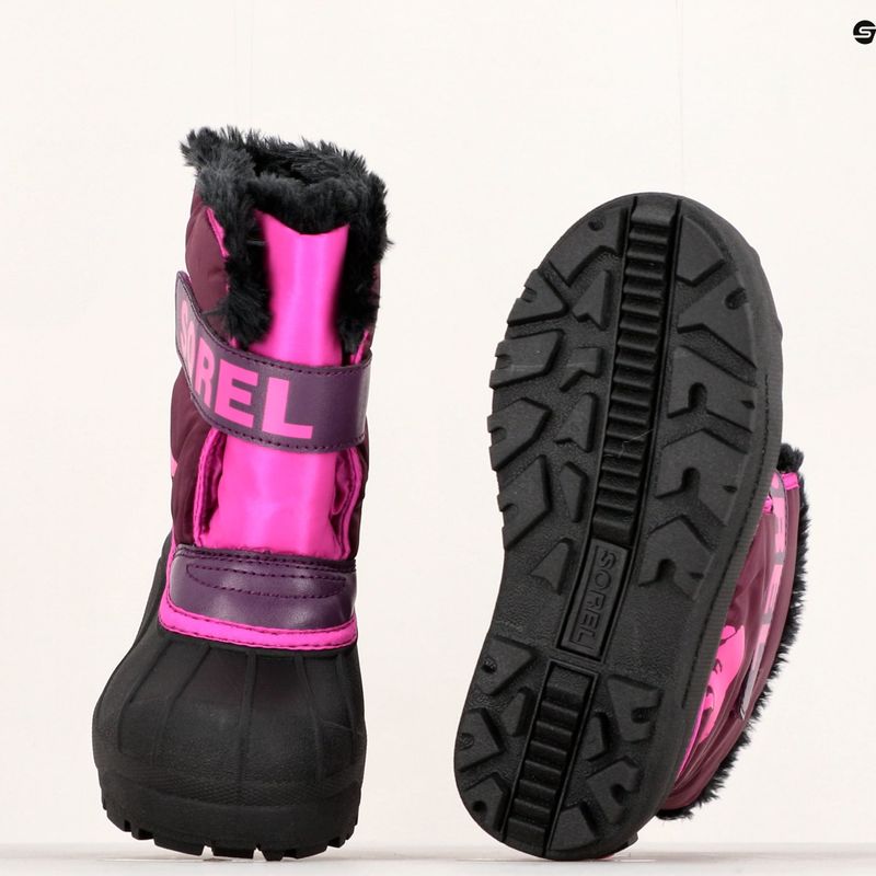 Sorel Snow Commander junior stivali da neve viola dalia/rosa 14