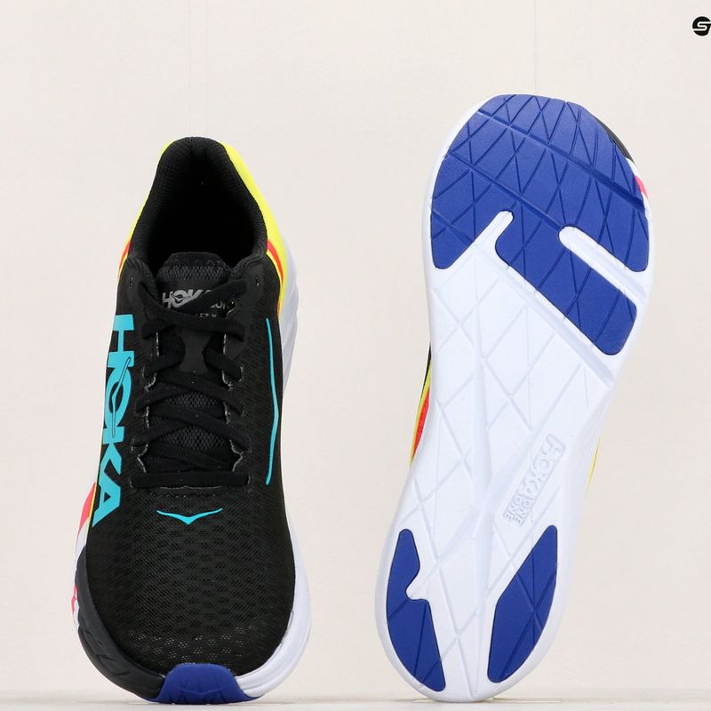 HOKA Rocket X nero/serale primula scarpa da corsa 11