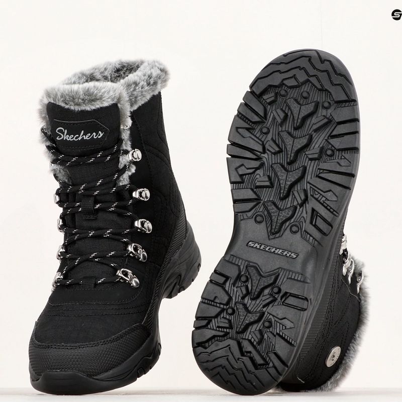 SKECHERS stivali da neve da donna Trego Cold Blues nero 14