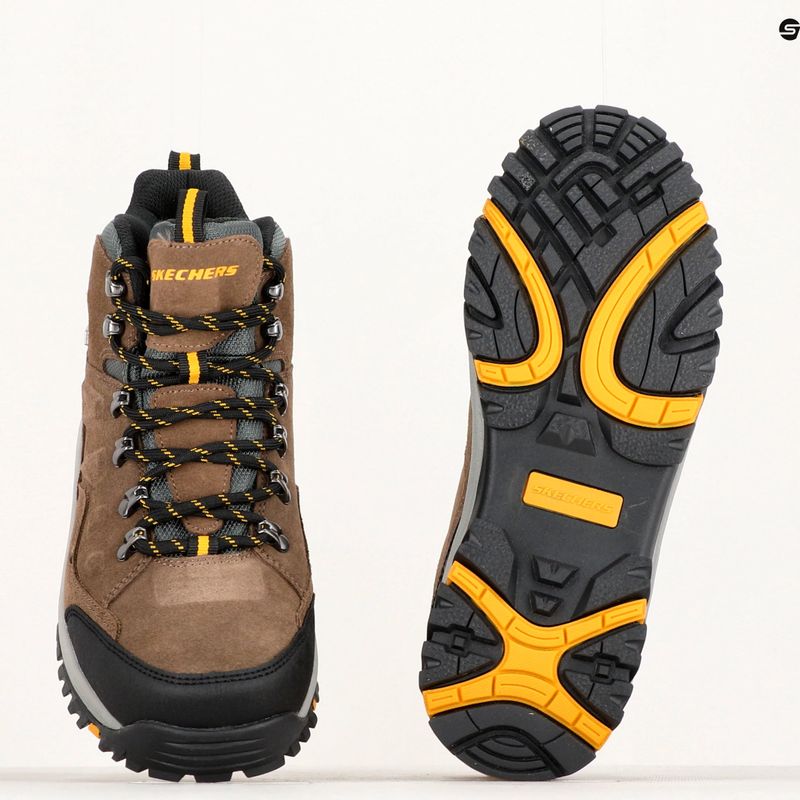 SKECHERS Relment Pelmo scarpe da uomo kaki 13