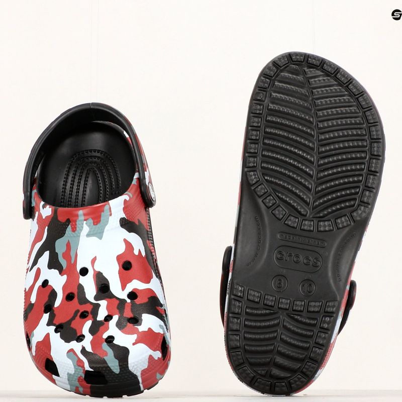 Crocs Classic Printed Camo Clog nero/pepe infradito 9