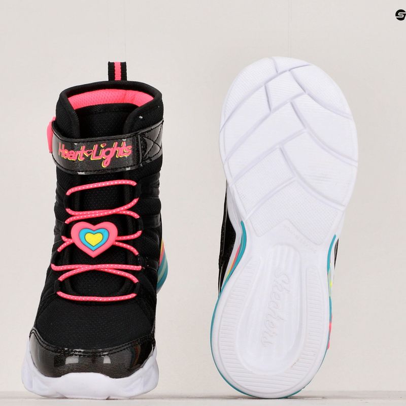 SKECHERS Sweetheart Lights Love To Shine - scarpe per bambini nero/rosa 15