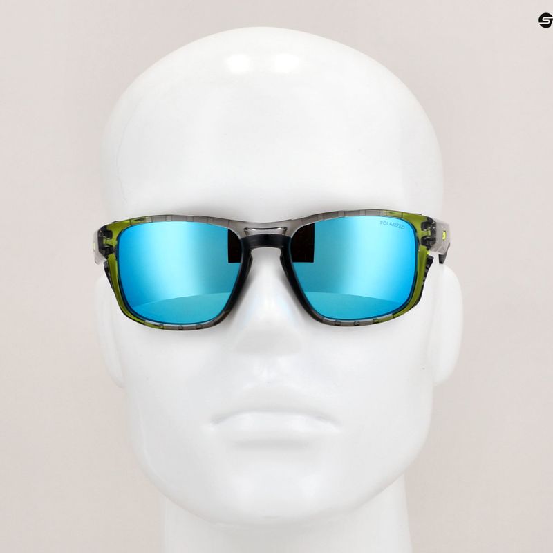 Occhiali da sole Julbo Shield M Polar 4 Hd nero/giallo fluo/capsula ocean master 10