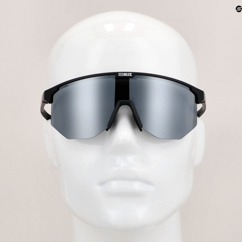 Occhiali da sole Bliz Hero Polarized nero opaco/argento a specchio 12