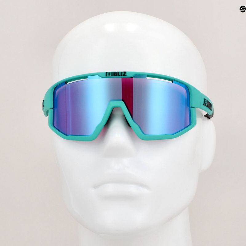 Occhiali da sole Bliz Fusion Nano Optics Nordic Light opaco turchese/begonia/blu-viola 15