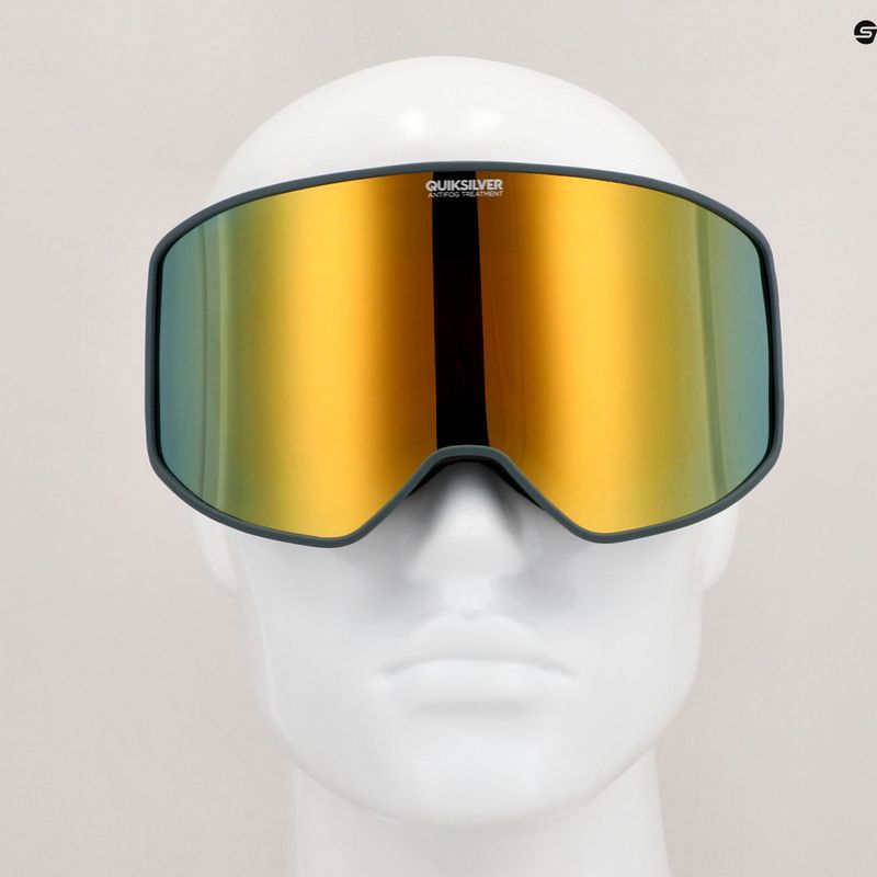 Quiksilver Storm S3 corona d'alloro/oro mi occhiali da snowboard 3