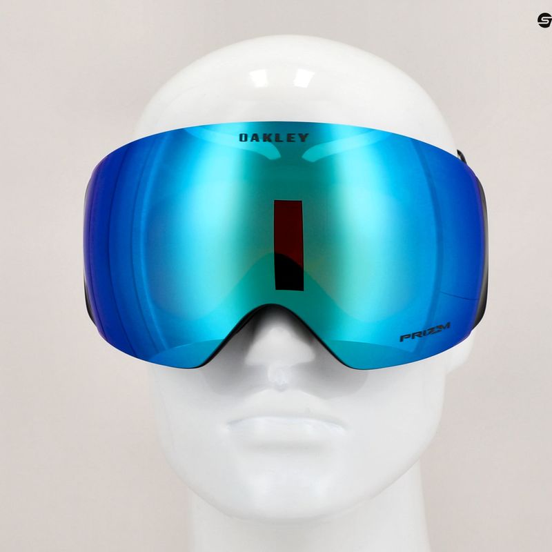 Occhiali da sci Oakley Flight Deck L nero opaco/prizm argon iridium 10