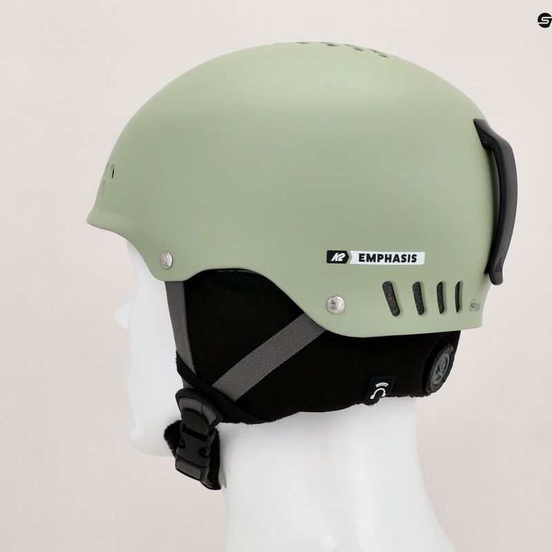 Casco da sci K2 Emphasis sage 8