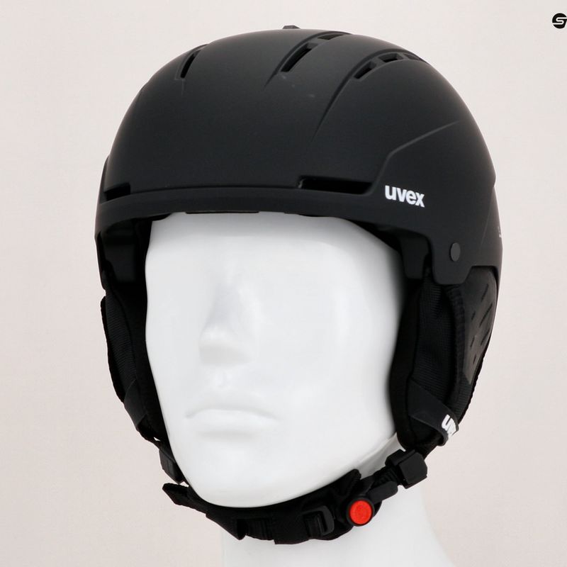 Casco da sci UVEX Stance nero opaco 11