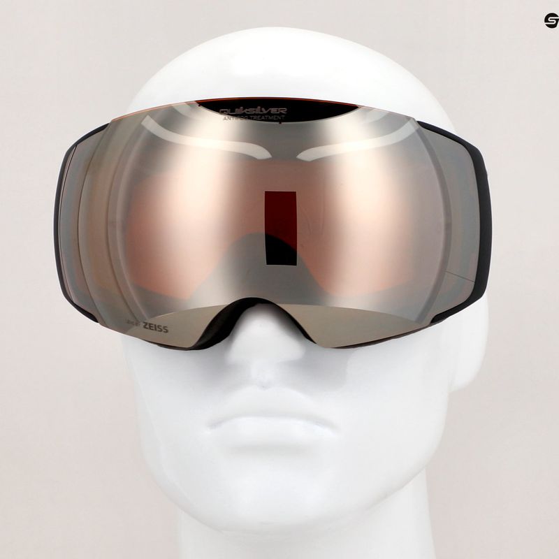 Quiksilver Greenwood S3 nero/clux mi silver occhiali da snowboard 12