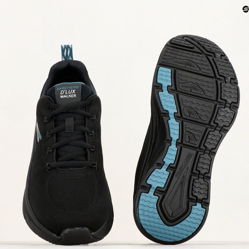 Scarpe SKECHERS D'Lux Walker Get Oasis nero/teal da uomo 12