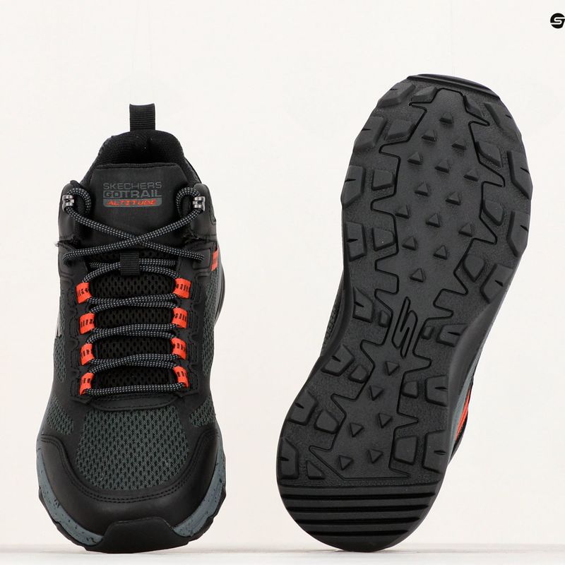 Scarpe SKECHERS Go Run Trail Altitude Element nero/carbone da uomo 13