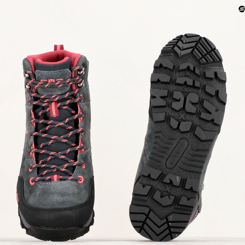 Stivali da trekking da donna CMP Alcor Mid Wp antracite 15