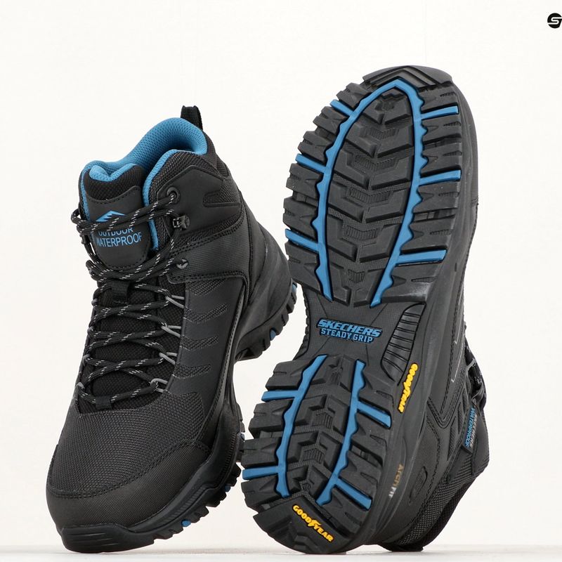 SKECHERS scarpe da uomo Arch Fit Dawson Raveno nero 14