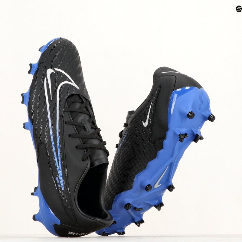 Scarpe da calcio Nike Phantom GX Academy FG/MG nero/cromo/hyper royal 8