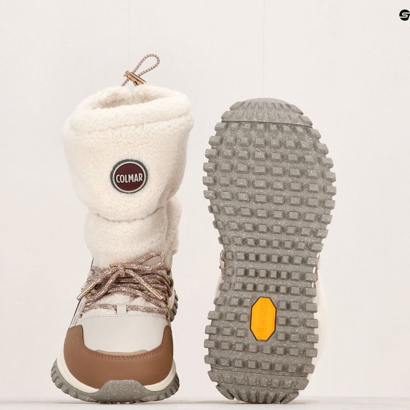 Stivali da neve Colmar Warmer Voyage da donna marrone scuro/bianco sporco 15