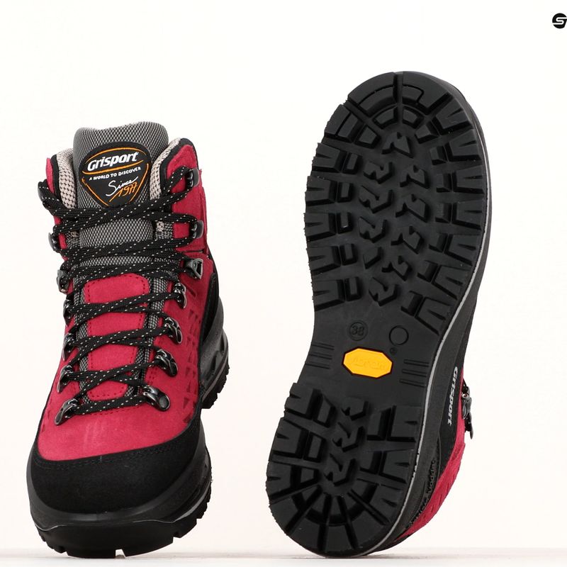 Scarponi da trekking da uomo Grisport 15011SV6G rosso 8
