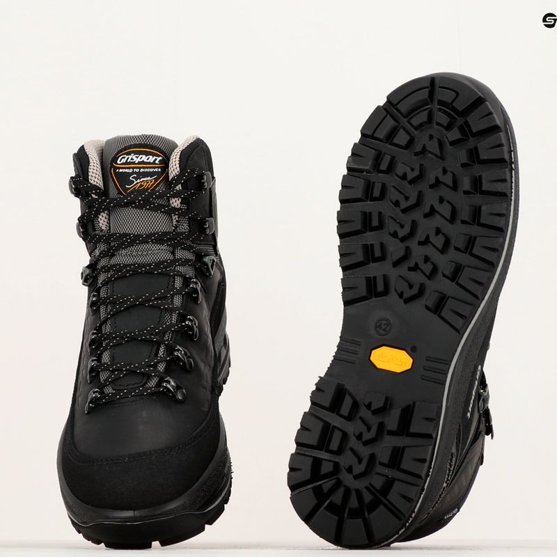 Scarponi da trekking Grisport da uomo 15011DV3G nero 10