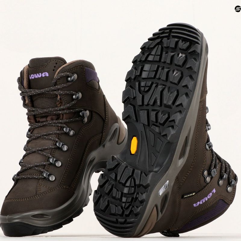 Scarpe da trekking da donna LOWA Renegade GTX Mid ardesia/mora 11