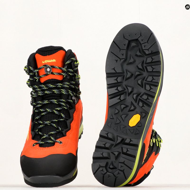 Scarponi da montagna da uomo LOWA Cadin II GTX Mid flame/lime 8